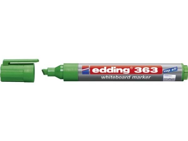 Edding 363 whiteboardmarker, sned spets, grön