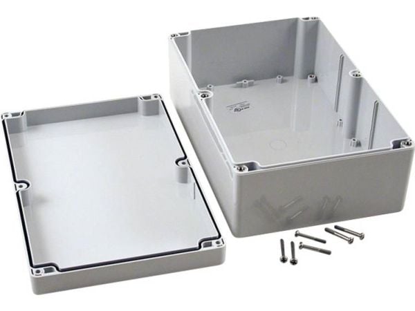 Hammond Electronics 1554VA2GY 1554VA2GY Universalskap 240 x 160 x 90 Polykarbonat Grå 1 stk