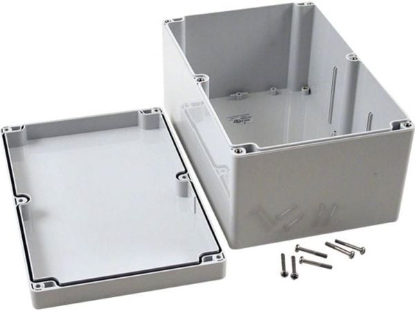 Hammond Electronics 1554VB2GY Universalskap 240 x 160 x 120 Polykarbonat Grå 1 stk