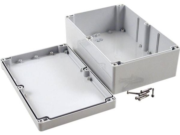 Hammond Electronics 1555VA2GY Universalskap 240 x 160 x 90 Polykarbonat Grå 1 stk