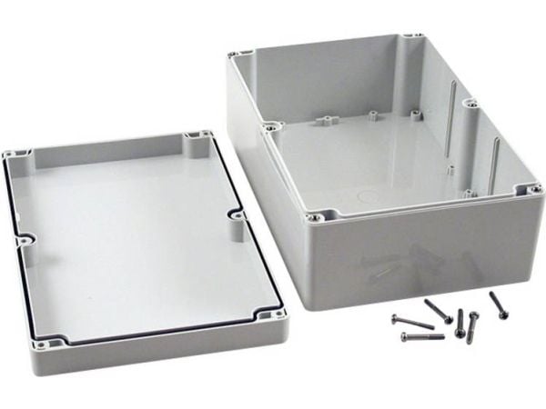 Hammond Electronics 1554VAGY Universalkabinet 240 x 160 x 90 ABS Grå 1 stk