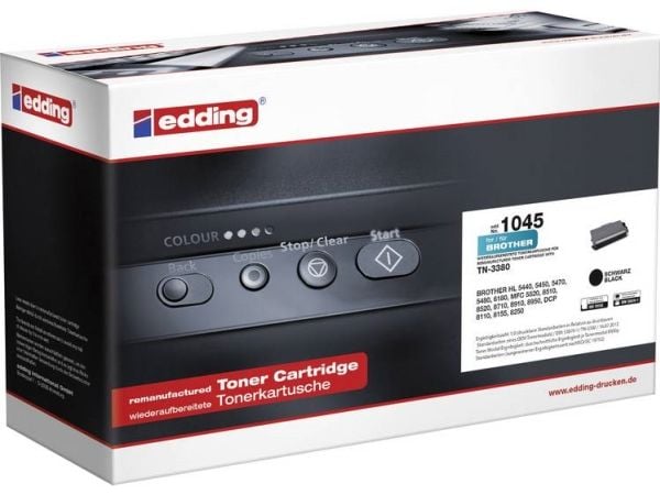 Edding EDD-1045, 8000 sivua, Musta, 1 kpl