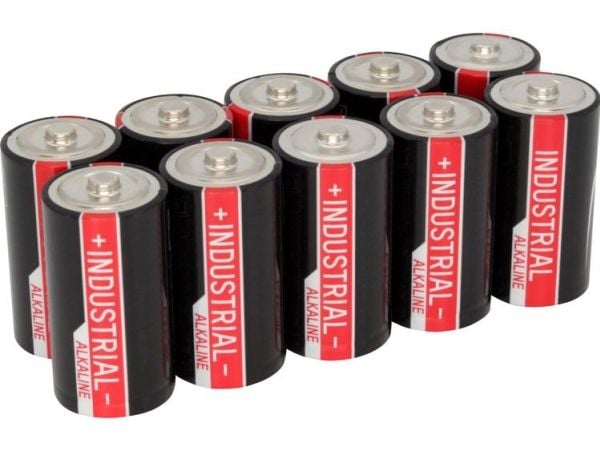 Ansmann 1503-0000, Engangsbatteri, C, Alkalinsk, 1,5 V, 10 stykker, Sort