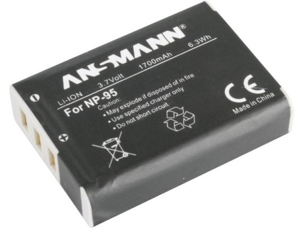 Ansmann A-Fuj NP 95, 1700 mAh, 3,7 V, Litiumioni (Li-Ion)
