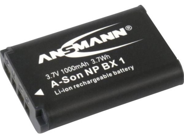 Ansmann 1400-0041, 1000 mAh, 3,7 V, Litiumioni (Li-Ion)