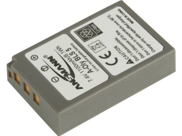 Ansmann A-Oly BLS 5, 1100 mAh, 7,4 V, Lithium-Ion (Li-Ion)