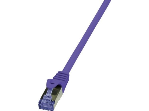LogiLink CQ309VS, 10 m, Cat6a, S/FTP (S-STP), RJ-45, RJ-45, Fiolett