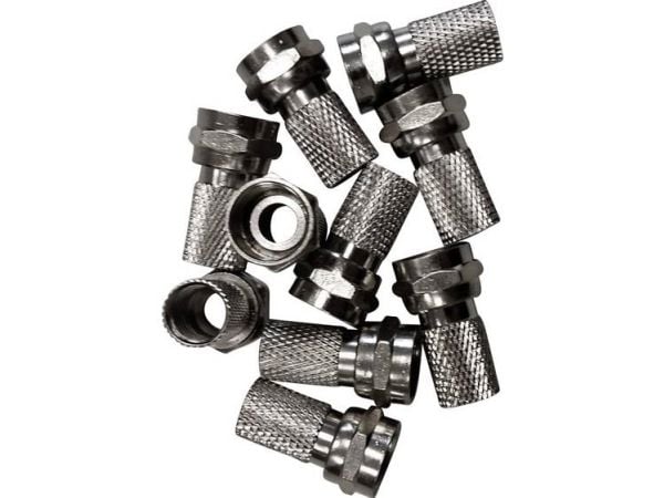 F-kontaktsats kabeldiameter 4 mm