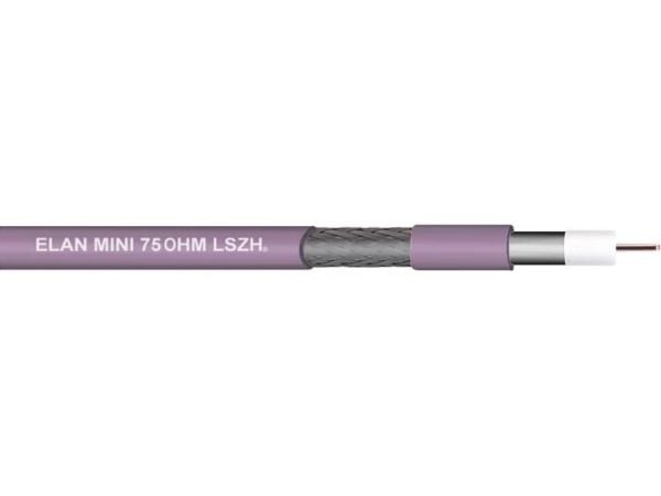 ELAN 70I132 Koaksiaalikaapeli Ulkohalkaisija: 2,80 mm 75 Ω Valkoinen 10 m