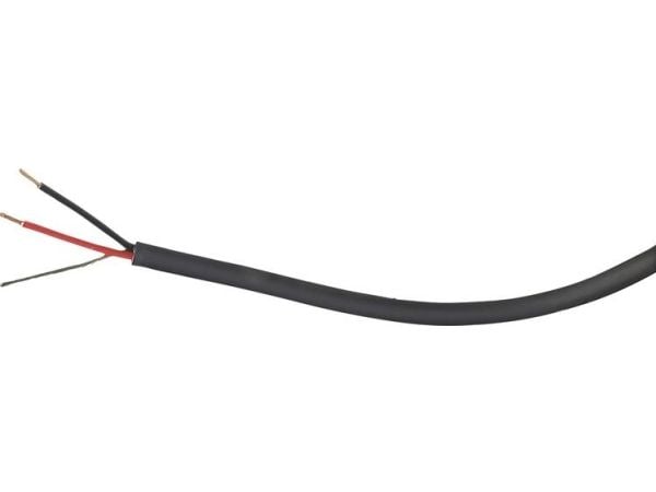 Kash 70I119 Mikrofonkabel 2 x 0.12 mm² Sort 10 m