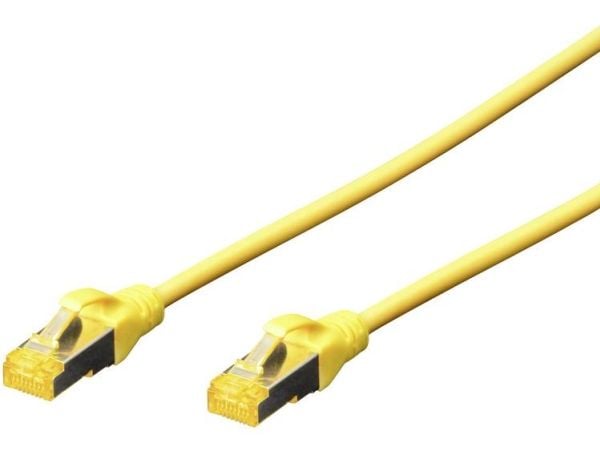 DIGITUSCAT6A S-FTP PATCH CABLE CABL CU LSZH AWG 26/7 0.25M YELLOW