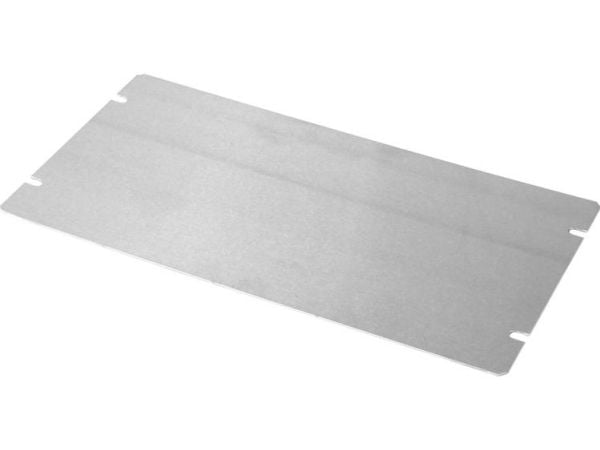 Hammond Electronics 1434-955 Lattialevy (L x S x K) 241 x 127 x 1 mm Alumiini Luonnollinen 1 kpl