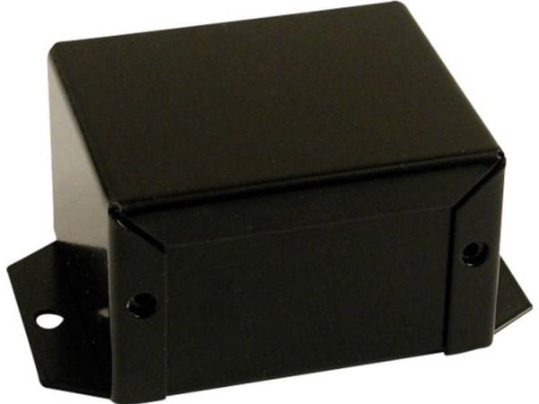 Hammond Electronics 1411FBPBK Universalkabinett 152 x 127 x 102 Aluminium, sort, 1 stk