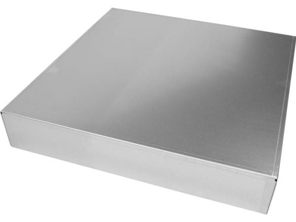 Hammond Electronics 1444-17173 kabinettchassis (L x B x H) 432 x 432 x 76 mm aluminium natur 1 stk