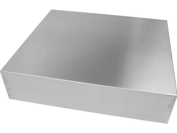 Hammond Electronics 1444-17154 kabinettchassis (L x B x H) 432 x 381 x 102 mm aluminium natur, 1 stk