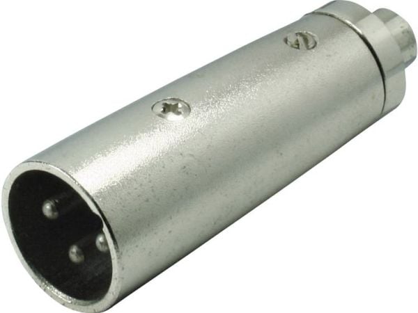 Kash XLR-adapter XLR-hanstikk - Cinch-bøsning Mono 3:1 (1 stk)