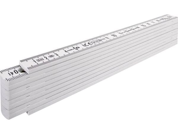 Fällbar plastlinjal STABILA 1107 2 m