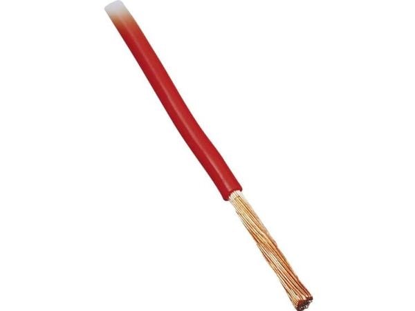 BKL Electronic 1503026/50 Fordonskabel FLRY-B 1 x 6 mm² Röd 50 m