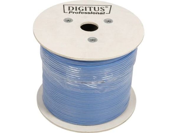 DIGITUS Professional - Samlet kabel - 500 m - UTP - CAT 6a - halogenfri - lys blå, RAL 5012