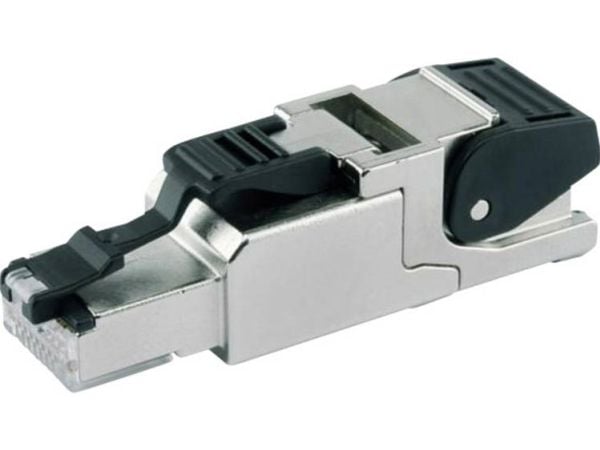 Telegärtner J00026A2002, RJ45, Musta, Ruostumaton teräs