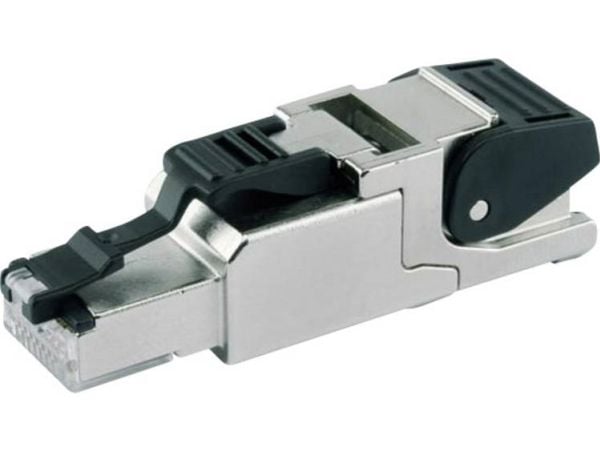 Telegärtner J00026A2004, RJ45, Sort, Rustfritt stål