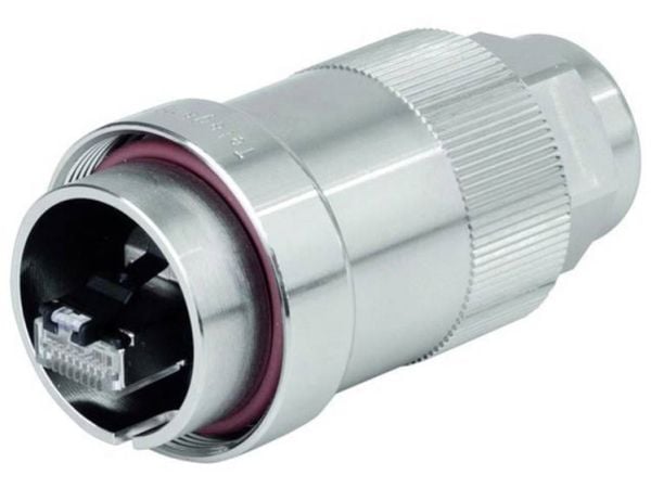 Telegärtner J60026A0000, TOC plug, Terästä, Naaras, Suora, Messinki, Cat6a
