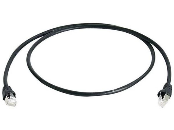 Telegärtner Patch Cord MP8 FS 600 LSZH- 3,0m, 3 m, musta
