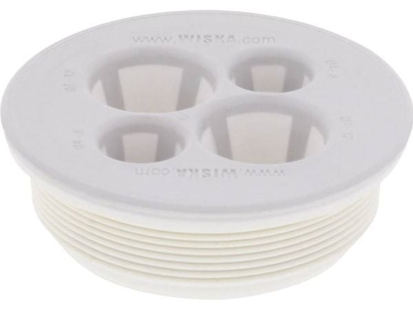 Wiska klämmdiameter (max.) 12 mm polypropen grå/vit (RAL 7035) 1 st