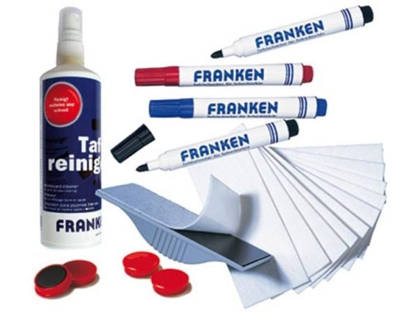 Franken Z1941-X, Tilbehørssett, Sort, Blå, Grønn, Rød, CE, 150 mm, 200 mm, 90 mm