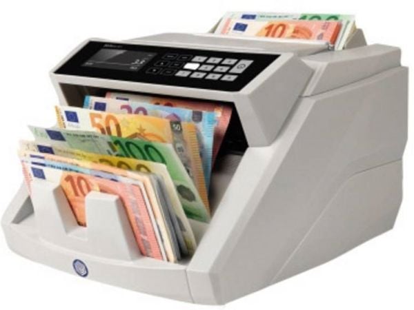 Safescan 2465-S - Seddelteller - forfalskningsdetektering - automatisk - EUR, GBP, CHF, USD, PLN, SEK, NOK - grå