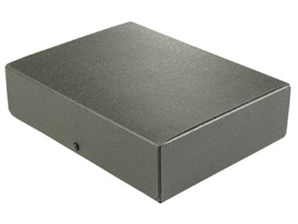 ELBA dokumentmappe, DIN A4, fyllhøyde: 80 mm, sort med trykknapp. (31418)