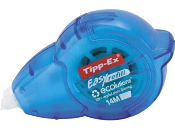 BIC Tipp-Ex Easy Refill, Blå, 14 m, 5 mm, 1 kpl BIC Tipp-Ex Easy Refill, Blå, 14 m, 5 mm, 1 stk