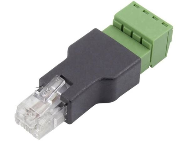TRU COMPONENTS FL-29 RJ 11 -liittimen sovitin FL-29-liitin, suora nastanumero (RJ) 6P4C 1 kpl TRU COMPONENTS FL-29 RJ 11 -liittimen sovitin FL-29-liitin, suora nastanumero (RJ) 6P4C 1 kpl