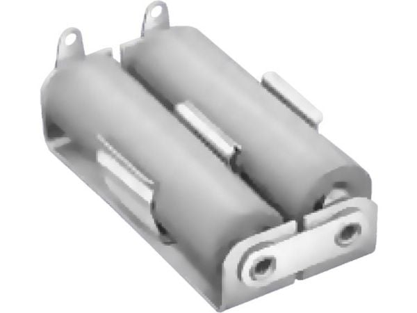 Keystone Electronics batteriholder 146 for 2x R6 (AA) loddetilkobling (L x B x H) 55 x 29 x 15 mm