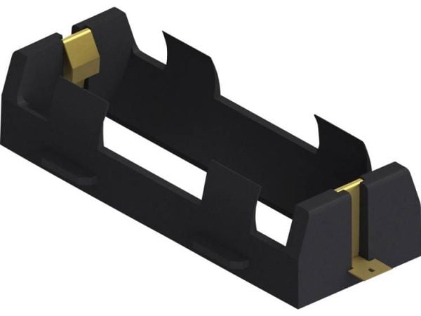 Keystone Electronics 1106 batteriholder 1 x 26650 overflatemontering SMD (L x B x H) 86 x 29 x 19 mm