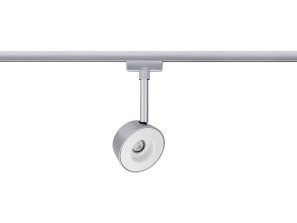 Paulmann 954.73, Spotlight på skinne, 1 ampuller, LED, 2700 K, 294 lm, Kromfarget, Hvit