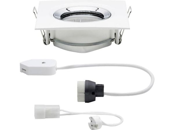 Paulmann 936.64, Innfelt lyspanel, GU5.3, 1 pære(r), 35 W, 230 V, Krom, Hvit