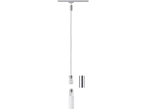 Paulmann 954.36, Krom, Krom, Krom matt, Metall, Plast, II, 1 pære(r )