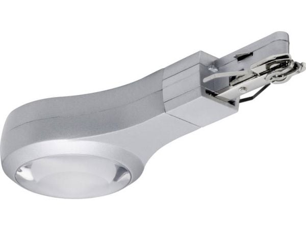 Paulmann 954.79, Spotlight på skinne, 1 ampuller, LED, 2700 K, 420 lm, Kromfarget