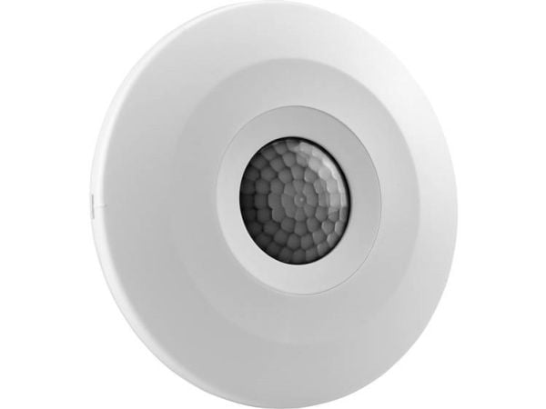 Grothe PIR bevegelsessensor for montering i tak/overflate 94504 360° relé hvit IP20 (94504)