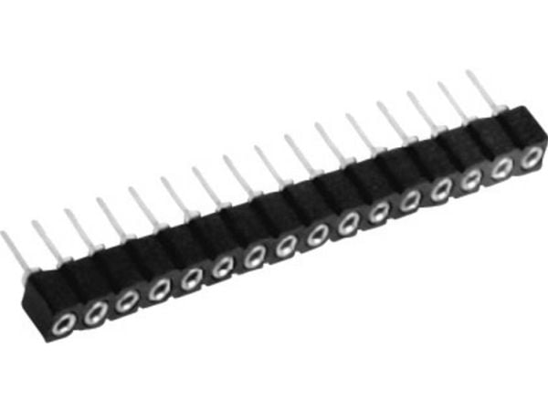 TRU COMPONENTS Bøsningsliste (præcision) Antal rækker: 1 Poltal hver række: 40 TC-0514-040-1-50-00-6 1 stk