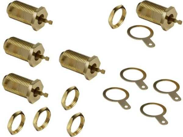 BKL Electronic 0403549 SAT-antennin liitin ja sovitin 5 kpl