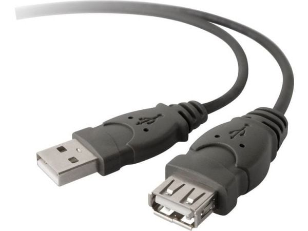 Belkin - USB-forlengelseskabel - USB (hann) til USB (hunn) - USB 2.0 - 4.8 m