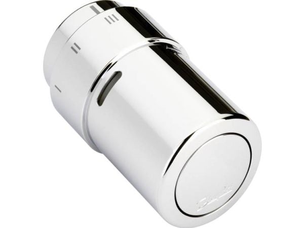 Danfoss RAX - Patteritermostaatti - kaapelointi - kromi