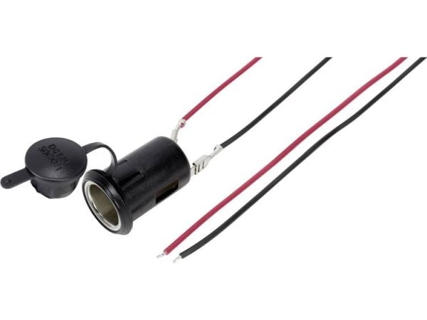 TRU COMPONENTS bilplugg med hette maks. belastning strøm 10 A 12 V/DC
