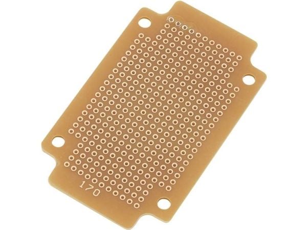TRU COMPONENTS SUPCB003 europrintplate hardt papir (L x B) 77,5 x 47,3 mm 35 µm rutenett 2,54 mm (1 stk)