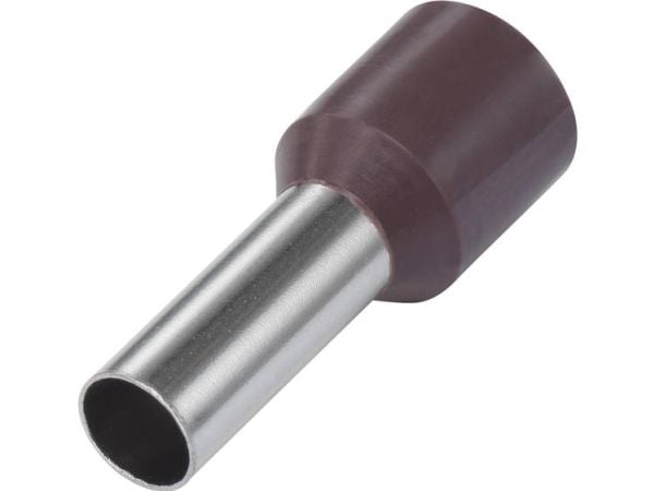 TRU COMPONENTS 1091272 Kaapelikengät 0,14 mm² Osittain eristetty ruskea 100 kpl