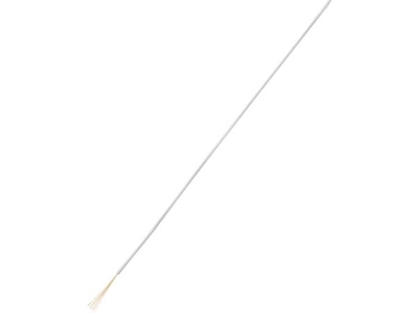 TRU COMPONENTS kabel LiFY 1 x 0.05 mm² Vit 100 m (1565351)
