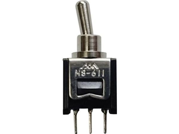 TRU COMPONENTS 701505 611A Vaihtokytkin 250 V/AC 0,15 A 1 x On/On Klikkaava 1 kpl