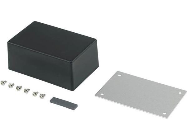 TRU COMPONENTS 98003C9 530086 universal-kabinet 83,5 x 53,5 x 35 ABS metall svart 1 stk